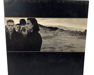 U2 - The Joshua Tree LP 1987 Island Records Gatefold w/ Insert - Columbia House Pressing