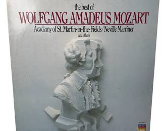Mozart Best Of Academy of St. Martin-in-the-Fields Neville Marriner Vinyl LP 412 244-1 Stereo Classical Music