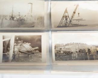 WWII US Navy Photo Album PT Boats European Theater 142 Photos