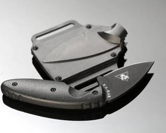 KA-BAR TDI Law Enforcement Fixed Blade Knife (#1480) with Sheath