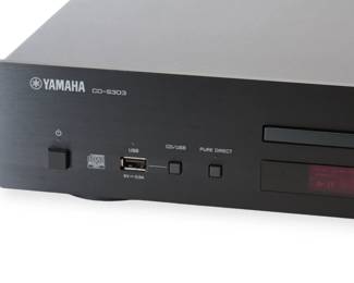 Yamaha CD-S303 Hi-Fi CD Player with Pure Direct and USB Input