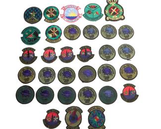 Large US Air Force Patch Collection (32 pcs) - Cold War & Vietnam Era - PRIME BEEF Civil Engineering & Security Police