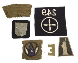 WWII US Army Air Forces Patches Grouping - 8th Air Force, 9th Air Force, 249th Combat Group, WASP, & More