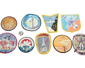 Vintage US Air Force Patch Collection - F-16, F-106, F-111, T-38, Phantom II, and More - Cold War Era Aviation Memorabilia