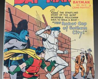 Batman #70 (DC Comics, 1952) Golden Age - "The Robot Cop of Gotham City" - Bob Kane Art