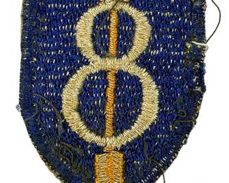 Original WWII US Army 8th Infantry "Pathfinder" Division Patch - Hürtgen Forest Veteran