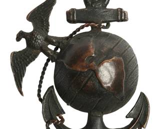 Vintage USMC Marine Corps EGA Brooch Pin-Back Eagle Globe Anchor WWI Interwar Era Military Insignia Sweetheart