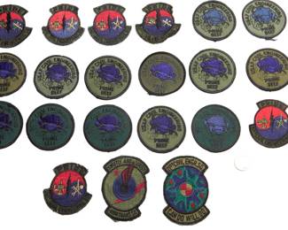 Large US Air Force Patch Collection (32 pcs) - Cold War & Vietnam Era - PRIME BEEF Civil Engineering & Security Police