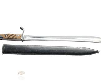 Exceptional WWI Imperial German S98/05 a.A. "Butcher Blade" Bayonet by E.&F. Hörster, Solingen - Unaltered Early War Pattern