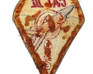 RARE Vintage 1960s USAF Patch Q-2C Firebee Drone CAT III Test Program Cut Edge