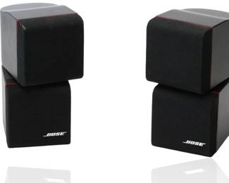 Pair of Bose Acoustimass "Redline" Double Cube Satellite Speakers