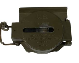 Vintage 1953 U.S. Military Lensatic Compass by Fee and Stemwedel Inc., Korean War Era