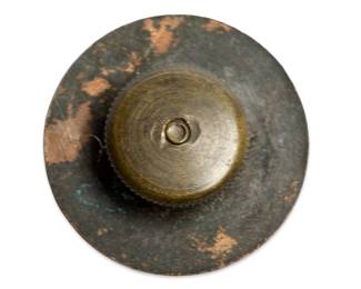 WWI U.S. National Army (USNA) Intertwined Letters Collar Disc Enlisted Screw-back