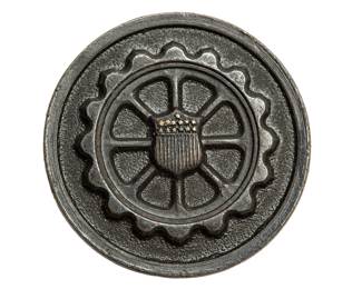 WWI Era U.S. Army Motor Transport Corps Enlisted Collar Disc Insignia Screw-back