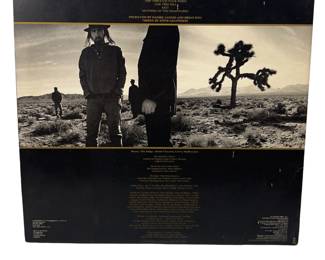 U2 - The Joshua Tree LP 1987 Island Records Gatefold w/ Insert - Columbia House Pressing