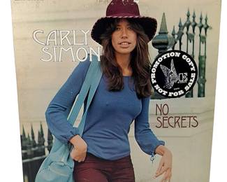 Carly Simon No Secrets Elektra Records 1972 LP Promo Copy Vinyl Album EKS-75049