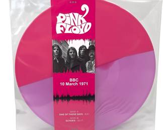 Pink Floyd - BBC 1971 LP - Two-Tone Pink/Purple Vinyl Bootleg w/ OBI - Echoes