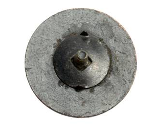 Authentic Late 19th Early 20th Century US Army Crossed Rifles Infantry Branch Insignia - Spanish-American War Era Militaria - Antique Military Uniform Button
