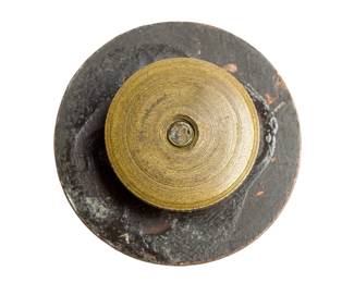 Rare WWI U.S. Army Tank Corps Collar Disc Insignia 1918 Renault FT-17 Screw-back