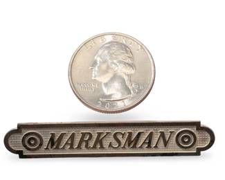 WWI 1917 US Army Cased Silver Marksman Badge - Rock Island Arsenal Box