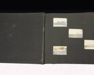 Exceptional WWI Photo Album of a U.S. Naval Railway Artilleryman: From the AEF Offensives of 1918 to the Occupation of Germany, Featuring Rare Official Military & Captured German Photographs.
