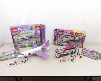 2 Sets of Lego Friends #41109 and #41106 with Mini Figures and Original Boxes
