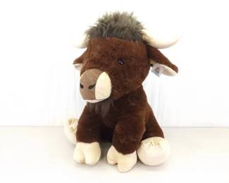 LARGE As New With Tags Goffa 3 Foot Bull Plush Toy
