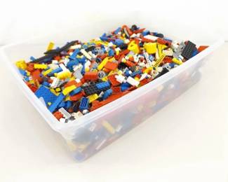 Large Tote Full of Misc Loose Vintage Legos
