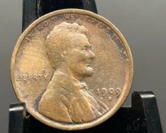 1909-S Lincoln Wheat Penny VG Grade
