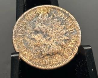 1872 Indian Head Penny Filler P - G Grade
