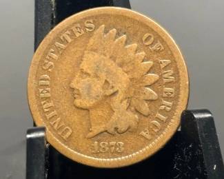 1873 Indian Head Penny G Grade
