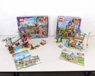 2 Sets of Lego Friends #41424 and #41340 with Mini Figures and Original Boxes
