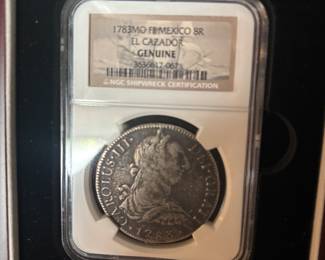 Shipwreck loot Mexican Reales from El Cazador wreck graded (2)
