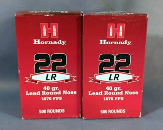 Hornady 22lr Ammo, Approx 1000 Rounds