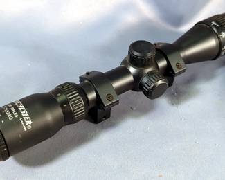 Winchester 2-7x32AO Air rifle Scope And Unmarked M4 Style Dot Sight