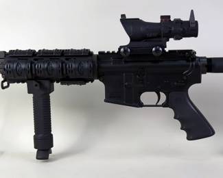 DPMS Panther Arms A-15 .223/5.56mm Rifle SN# DM06134K, 2 Total Mags With Mag Clip, Trijicon Optic, Adjustable Stock 