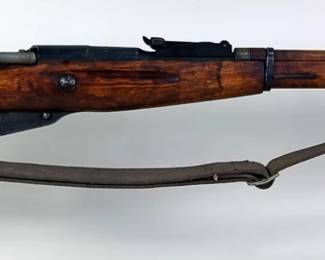 Russia/ CAI M91/30 6.2 x 54R Bolt Action Rifle SN# KHYE4531, Marked 1939r, Canvas Sling 