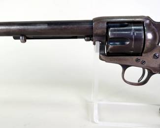 Colt .45 Colt 6-Shot Revolver SN# 179543, Leather Belt And Holster 