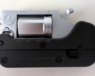 Guagua Toys Switch-Gun .22 Mag 5-Shot Revolver SN# GG0023023, 5 Dummy Rounds, Targets, In Box