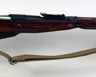 PW Arms M91/30 7.62x54R Bolt Action Rifle SN# 025486, Canvas Sling, Bayonet 