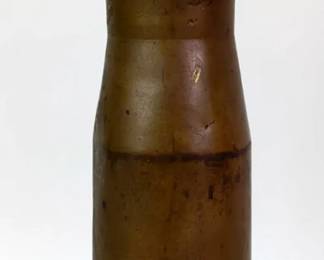 1942 37MM M17 Deactivated Artillery Shell, 12" H x 2" Base Diameter