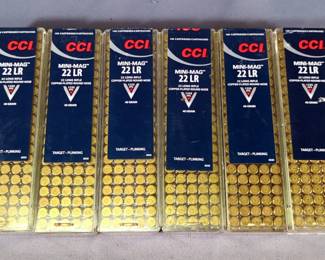 CCI .22lr Mini Mag Ammo, Approx 600 Rounds