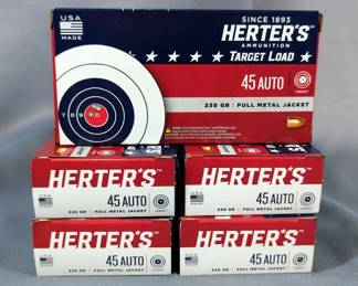 Herter's 45 Auto Ammo, Approx 250 Rounds