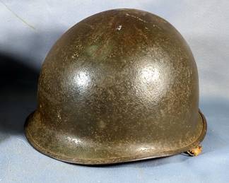 US Army WWII And WWI Helmets, Qty 2, Both With Liners 