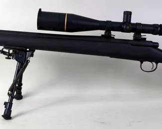 Remington 700 .308 Win Bolt Action Rifle SN# G6629344, Bipod, Leupold 6.5-20x55mm Long Range Scope Model VX-III 