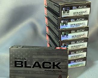 Hornady 300 Blackout Ammo, Approx 120 Ammo