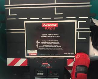 Carrera slot car track and vehicles
