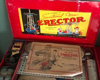 vintage Erector set
