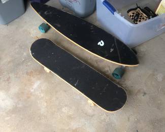 skateboards