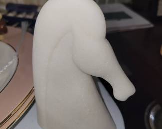 Alabaster horse